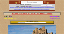 Desktop Screenshot of castillodeloarre.org