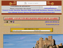Tablet Screenshot of castillodeloarre.org